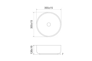 Второе фото. Умывальник накладной IDDIS Ray