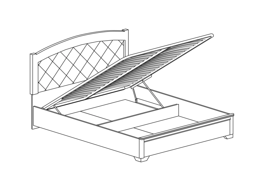 Кровать с подъёмным механизмом Парма (изображение №3)