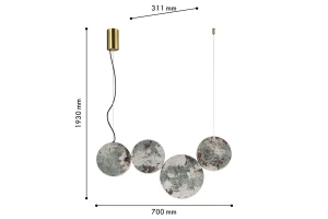 Второе фото. Люстра подвесная FAVOURITE Sten