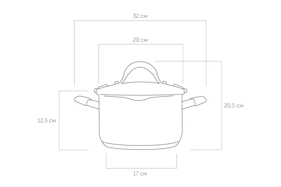 Кастрюля с крышкой NADOBA Nita (изображение №10)