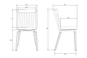 Второе фото. Стул обеденный DOBRIN Theo