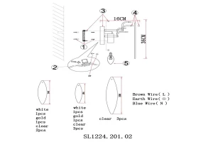 Второе фото. Бра Lastra