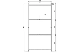 Рама разборная Marka One ПУ 150x75 см