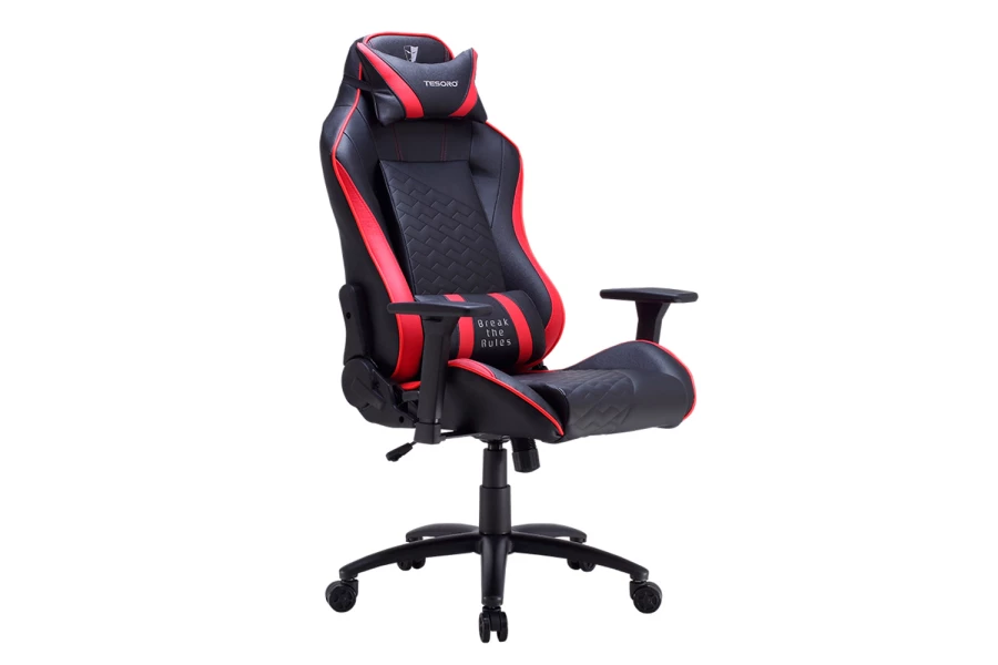 Кресло компьютерное игровое TESORO Zone Balance Black-Red (изображение №2)