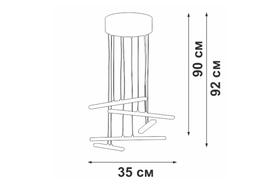 Светильник подвесной LED VITALUCE V3046-0/5S (изображение №5)
