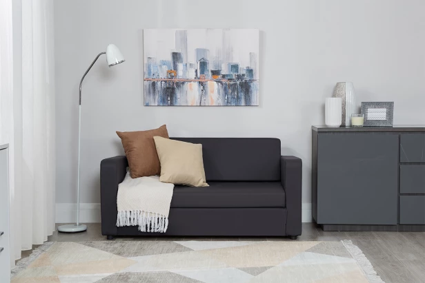 Диван-кровать - аналог IKEA SVENSTA, 150х90х60 см, серый (изображение №3)