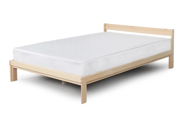 Каркас кровати - аналог IKEA NEIDEN, 200х90 см, натуральное дерево (изображение №1)
