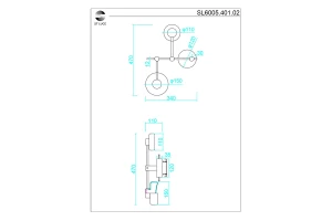 Второе фото. Светильник настенный ST LUCE Vallo