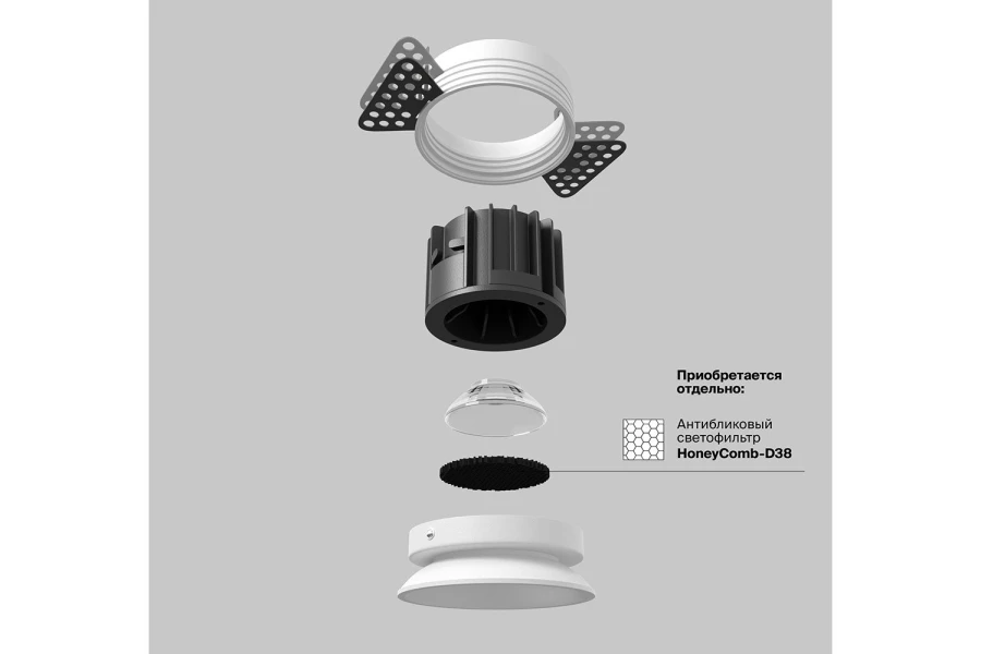 Светильник встраиваемый Downlight Round (изображение №10)