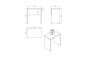 Второе фото. Компьютерный стол Skyland Comp Cd