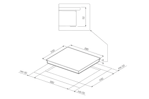 Второе фото. Электрическая панель GRAUDE EK 60.2 WF