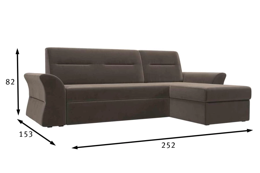 Угловой диван-кровать Мерси с правым углом (изображение №11)