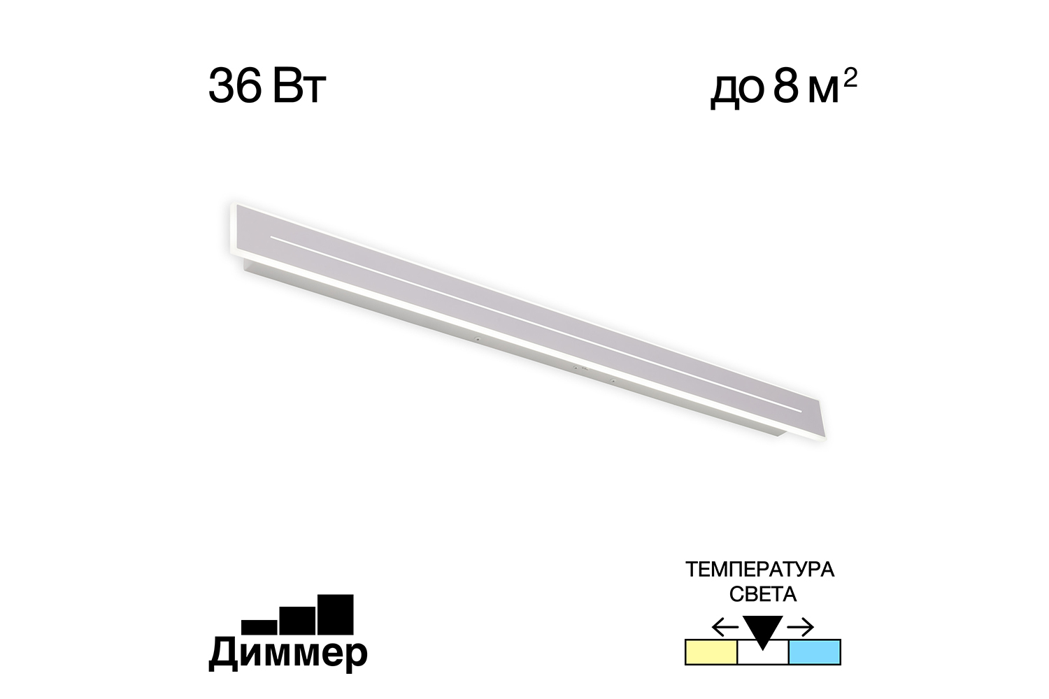 Светильник настенно-потолочный Тринити