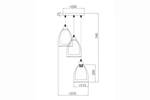 Второе фото. Светильник подвесной FREYA Modern Astery