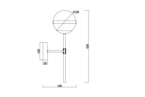 Второе фото. Бра FREYA Sonder