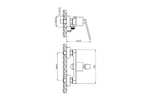 Смеситель для душа AGGER Beauty A2620000