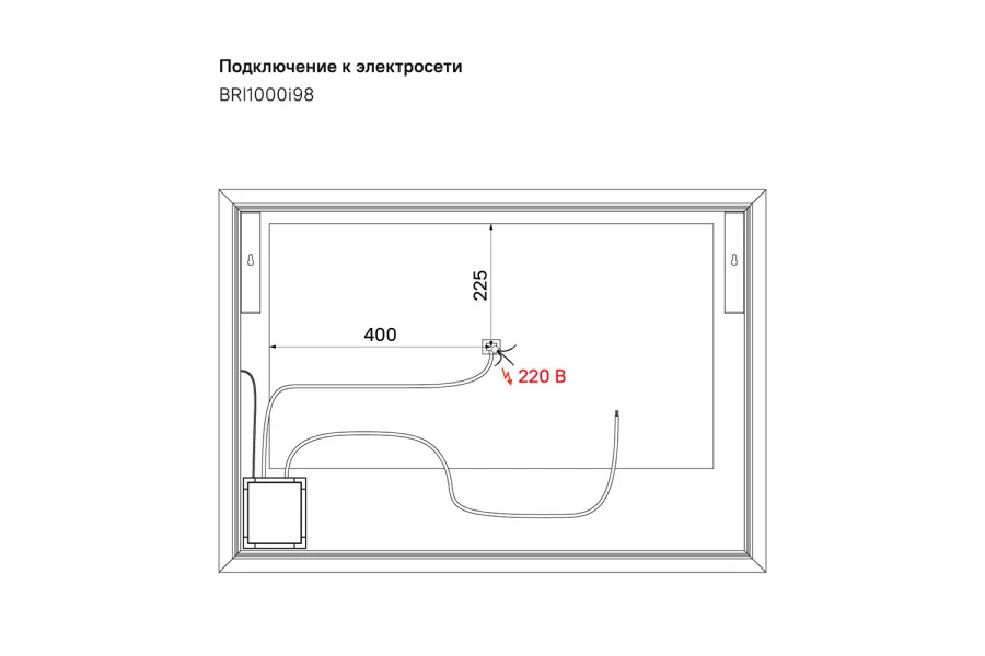 Зеркало IDDIS Brick (изображение №5)