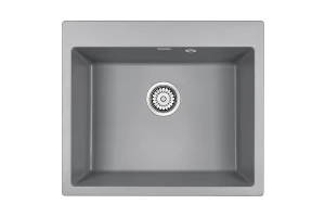 Мойка врезная PAULMARK Kante серый металлик