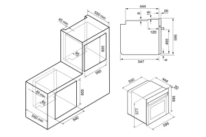Второе фото. Электрический духовой шкаф KRONAsteel Element 60