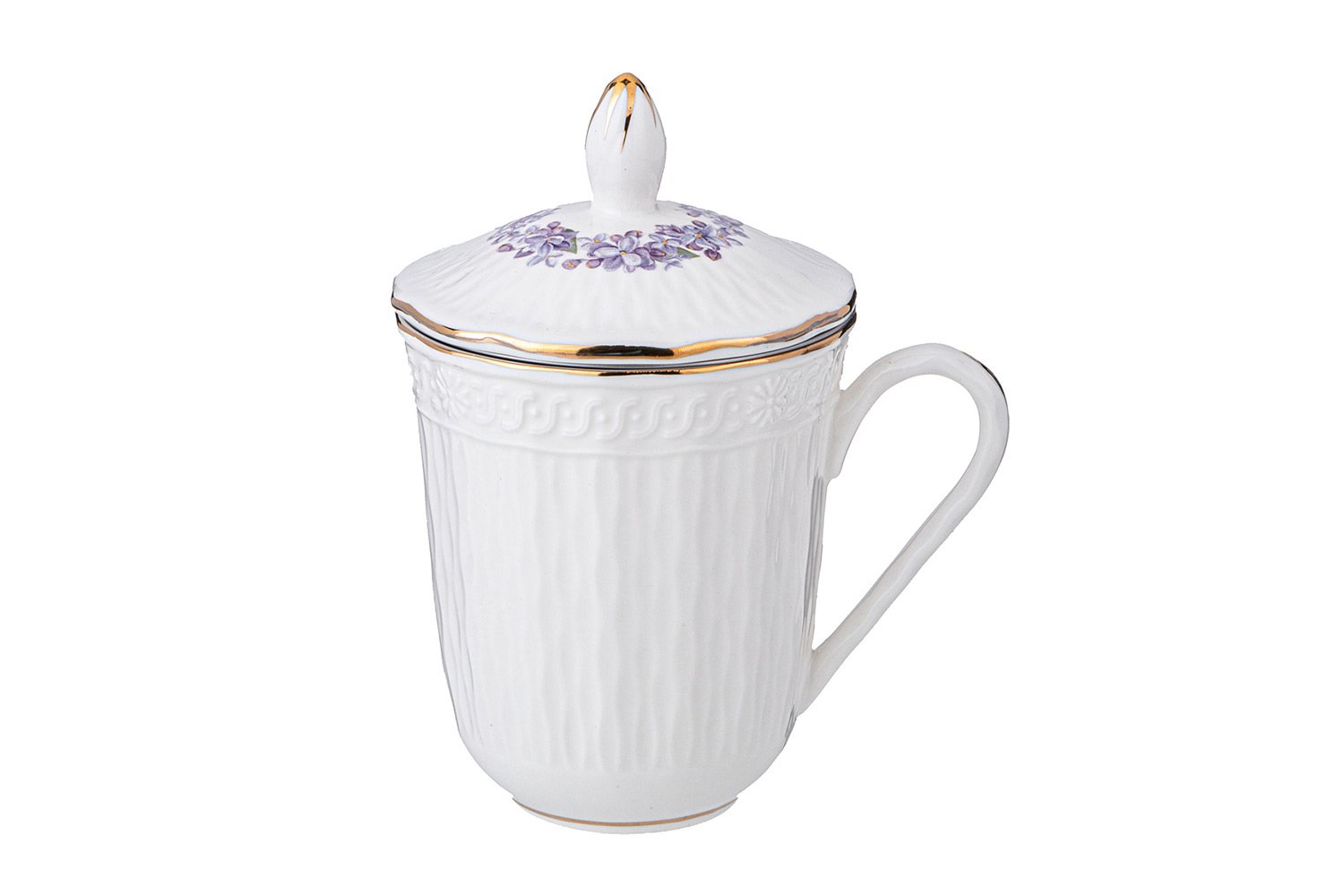 Кружка заварочная с крышкой и ситом Lefard Lilac