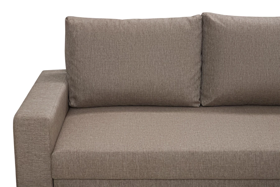 Угловой диван-кровать - аналог IKEA VILASUND, 235х90х155 см, бежевый (изображение №9)