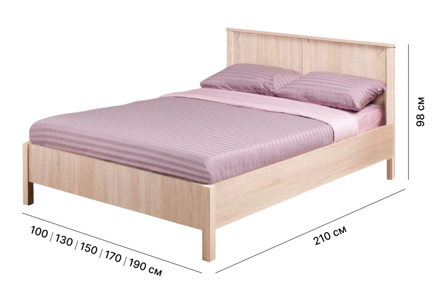 Кровать без подъёмного механизма Sherlock (изображение №4)