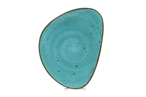 Второе фото. Тарелка мелкая Хорека Бирюза