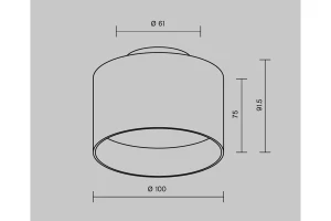 Второе фото. Светильник потолочный LED Ceiling & Wall Planet