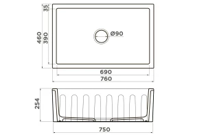 Второе фото. Мойка врезная OMOIKIRI Mikura