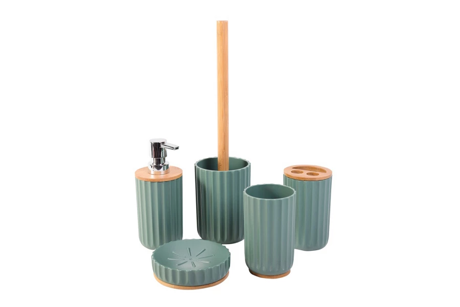 Дозатор для жидкого мыла АкваЛиния Бамбук 300 мл (изображение №2)