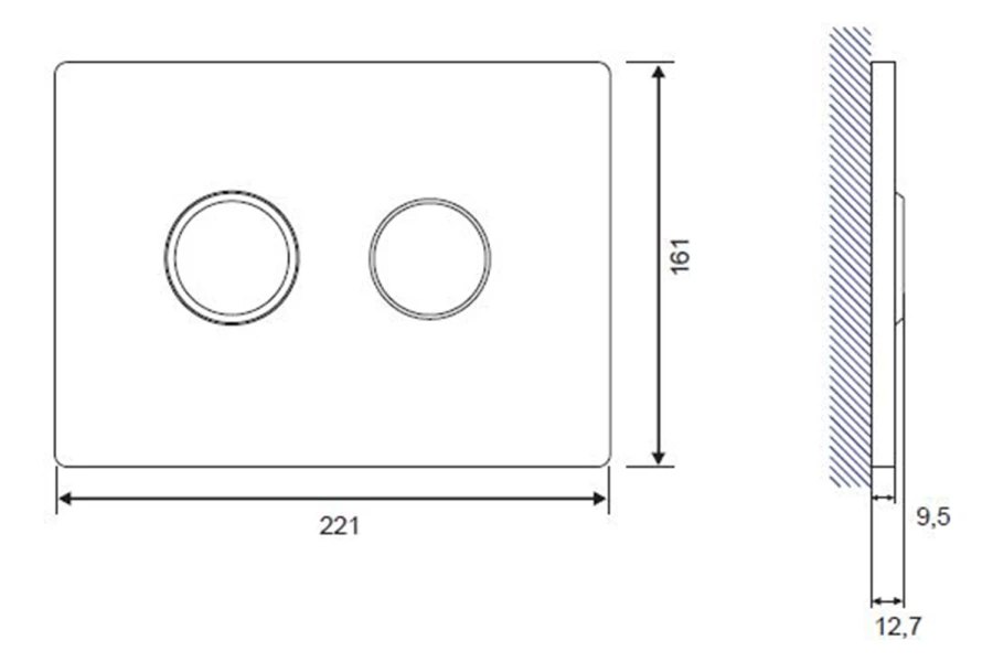 Кнопка смыва Accento Circle (изображение №4)