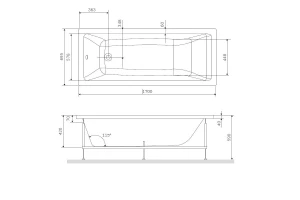 Второе фото. Каркас для ванны Gem
