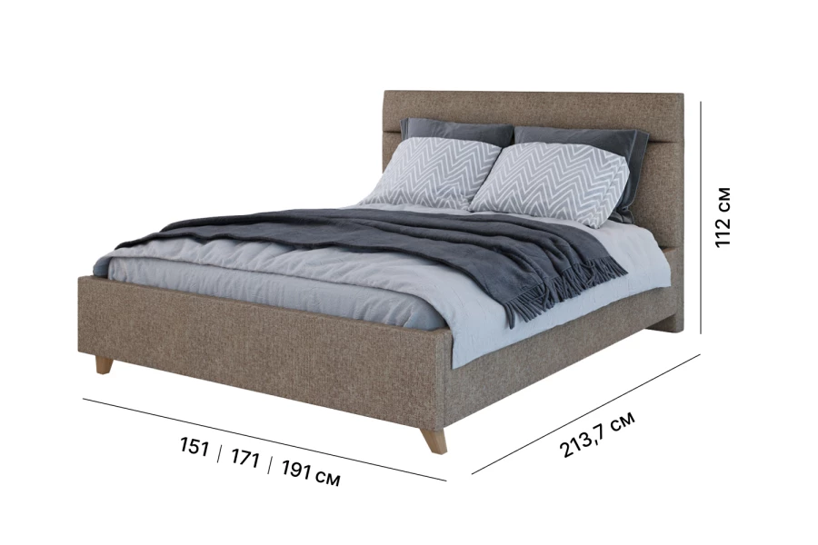 Кровать с подъёмным механизмом SCANDICA Лагуна (изображение №9)