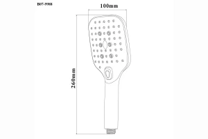 Второе фото. Душевая лейка BOND Cube
