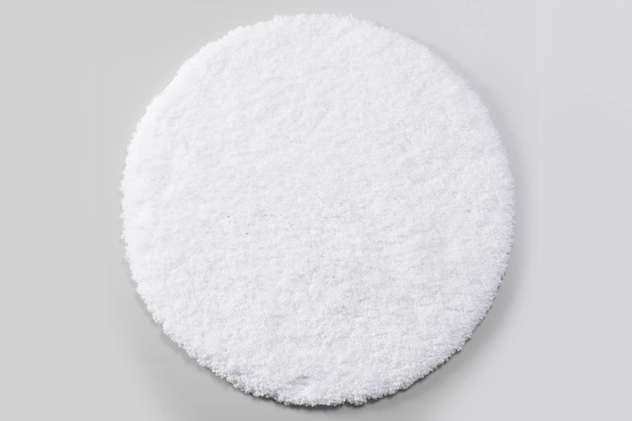Коврик для ванной комнаты WasserKRAFT Dill Bright White Полиэстер (изображение №1)