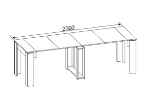 Кухонный стол-консоль СП-16 венге