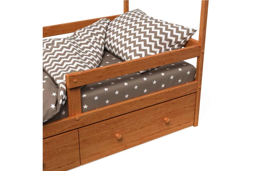 Кровать-домик с бортиком и ящиками Можга (изображение №3)