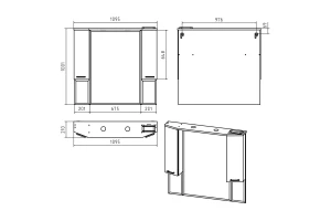 Второе фото. Зеркало-шкаф Терра