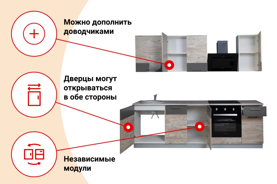 Кухонный гарнитур Лофт (изображение №3)