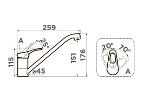 Второе фото. Смеситель OMOIKIRI Kado-BE