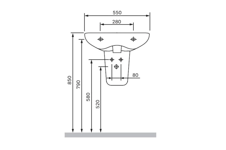 Полупьедестал AM.PM Like (изображение №4)