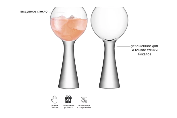 Набор бокалов для вина LSA International Moya (изображение №5)
