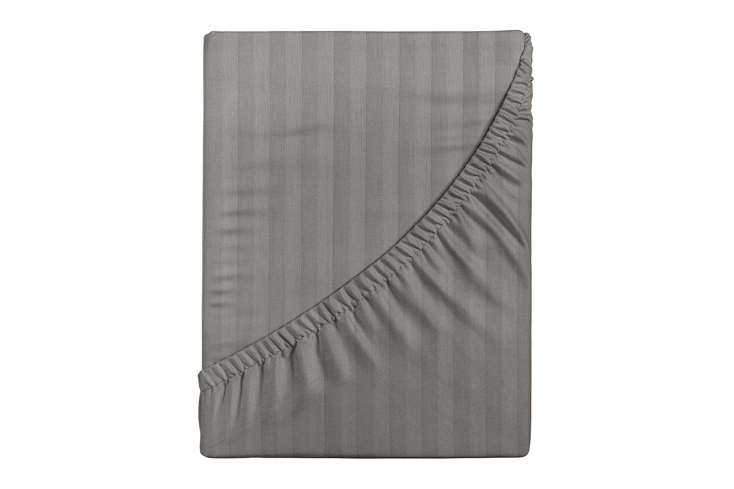 Простыня на резинке Stripe Premium Gray