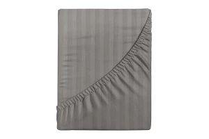 Простыня на резинке Stripe Premium Gray