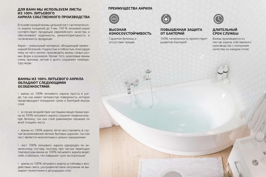 Ванна Modern 160x70 см (изображение №6)