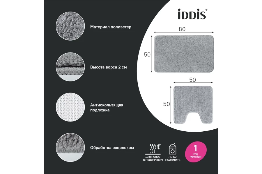Набор ковриков IDDIS Base (изображение №2)