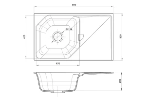 Второе фото. Мойка врезная Locus