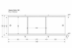 Второе фото. Экран под ванну MELODIA DELLA VITA Salsa