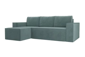 Угловой диван-кровать - аналог IKEA SVENSTA, 238х75х159 см, бирюзовый