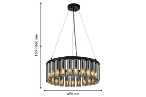 Второе фото. Люстра подвесная Slang